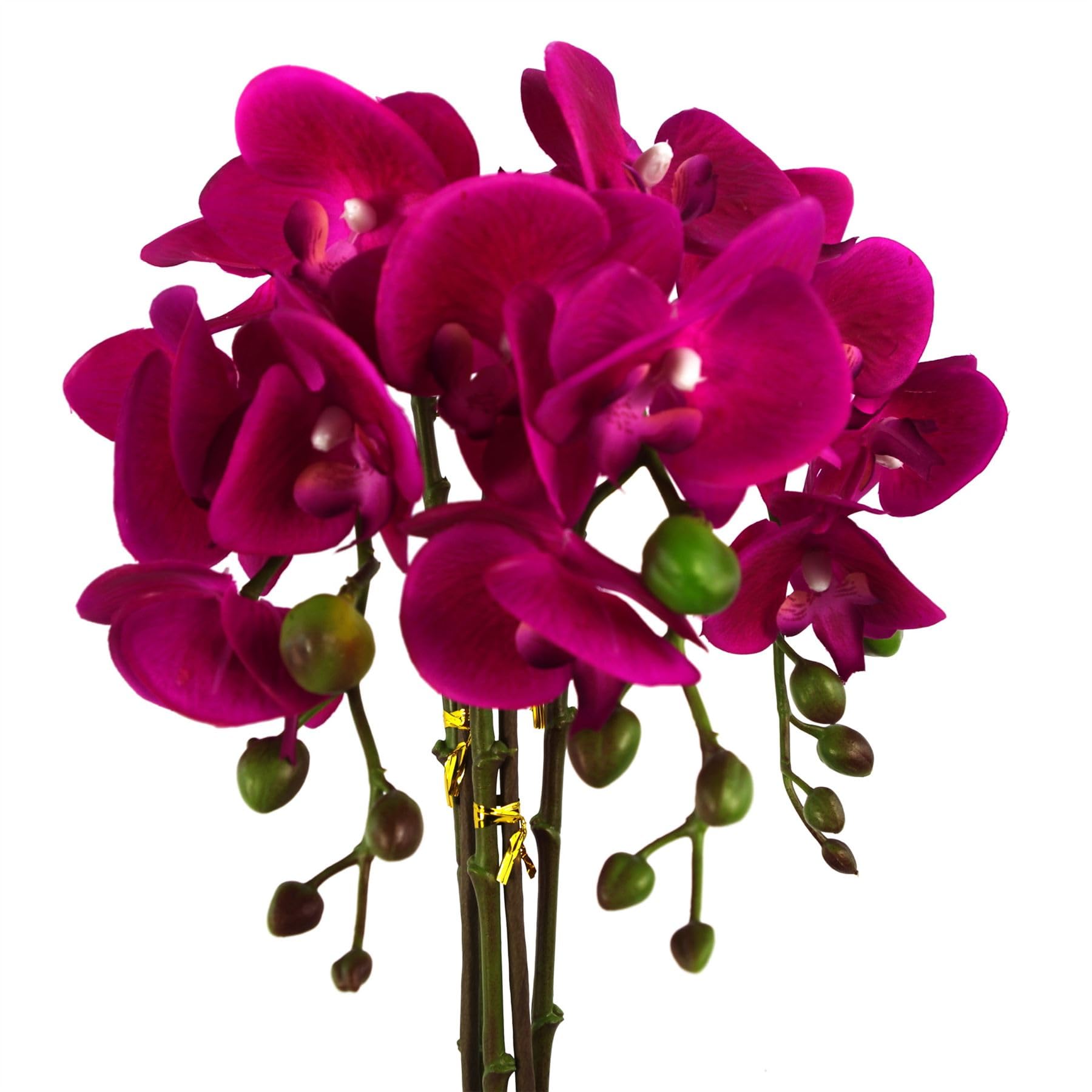 Leaf Design UK - Orquídea Artificial Realista en Maceta