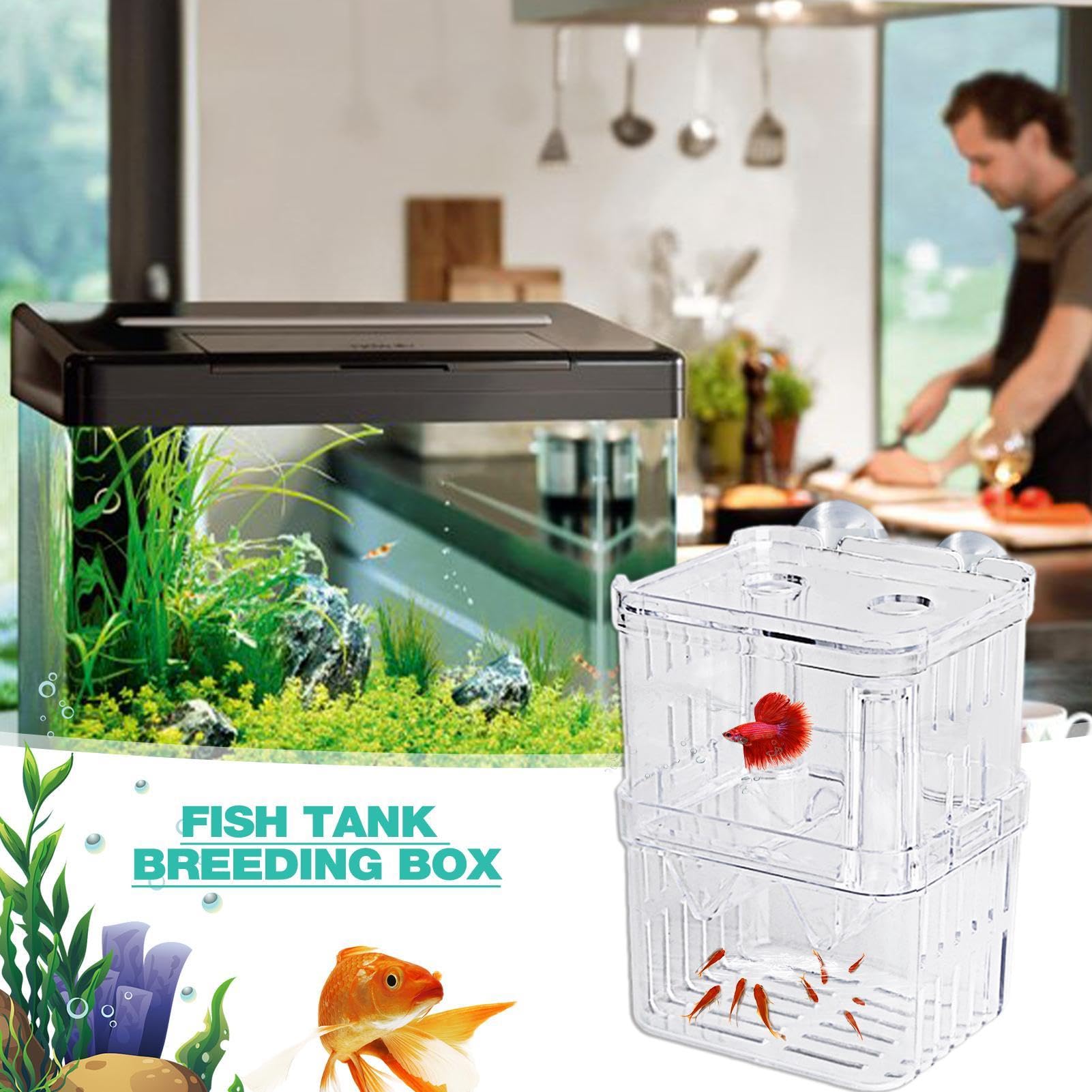 fish acclimation box uk Breeding Box, Transparent Fish with 2 Suction Cups, Acrylic Fish Breeding Isolation Tank, Aquarium Breeder Tank for Breeding, Observation and Quarantine Pet Supplies Medical Coders: Can You Advanced GPS Kit TankliMate S Fish Acclimation Style:RCN-6600 Record (discounted, scratched)