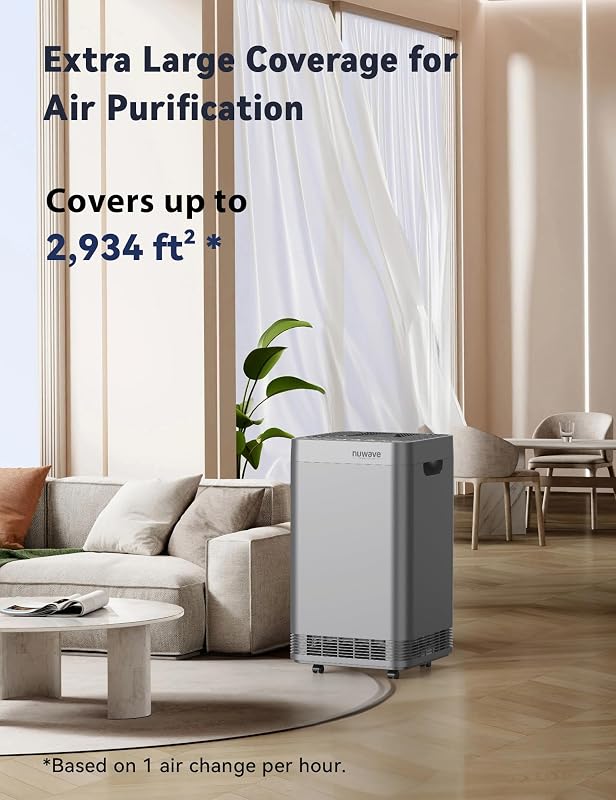 Nuwave Whole House Air Purifiers, Oxypure Smart Air Purifier with 5 Stages image 2