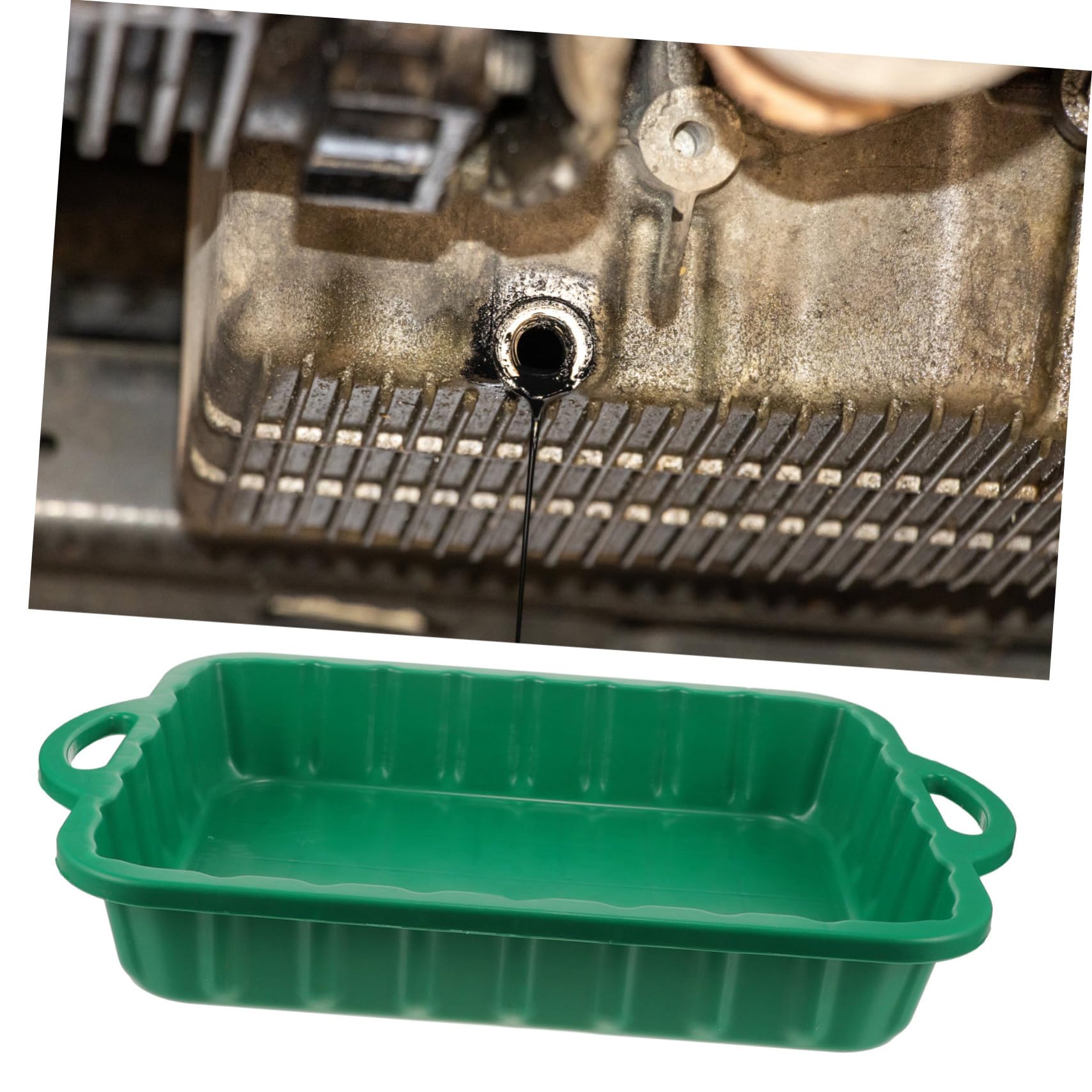 Bandeja de Drenaje de Plástico Diseño a Prueba de Fugas y Ahorro de Espacio para Recogedor de Aceite y Refrigerante para Reparación de Coche