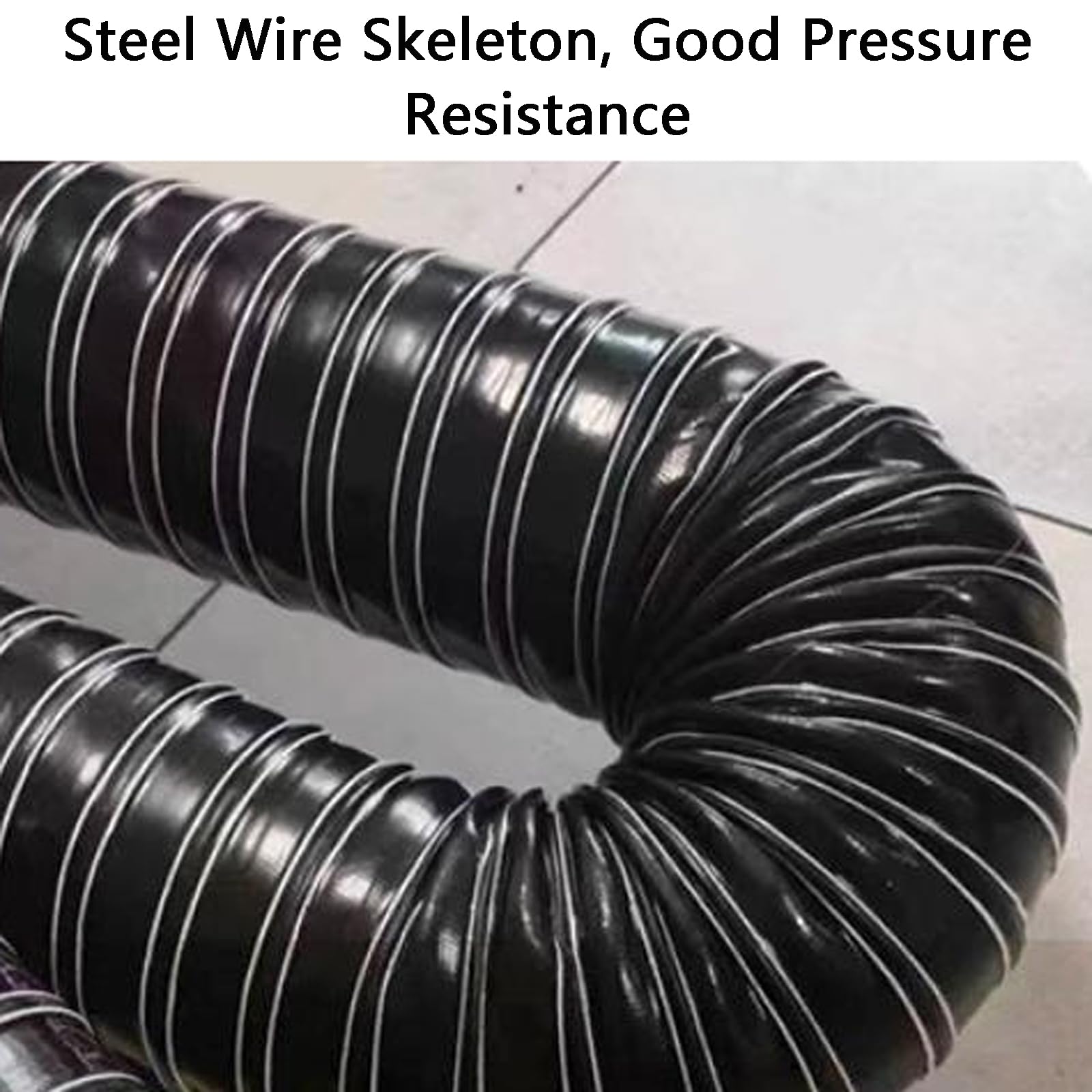 Manguera De ExtraccióN Flexible​,Tubo Flexible De Salida De Aire,Tubo Secadora Universal,Tubo Extractor De Aire Acondicionado,Conducto De Aire De Silicona Resistente Al Calors