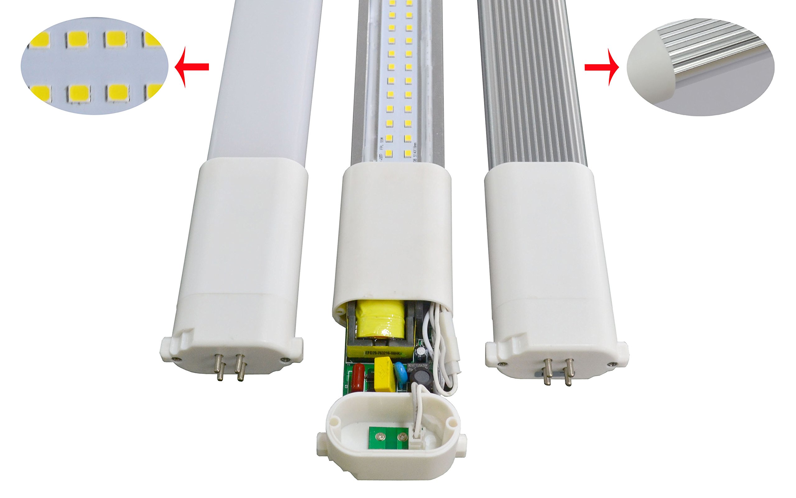 NEC FPL55EX-N 55W コンパクト形蛍光ランプ 10本 Panasonic（パナソニック） FPL55EX-NF3 コンパクト蛍光灯 3波長形 昼