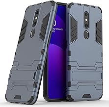 Nik case Back Cover with Kickstand for Oppo F11 pro (Armored|TPU+Plastic|Blue)