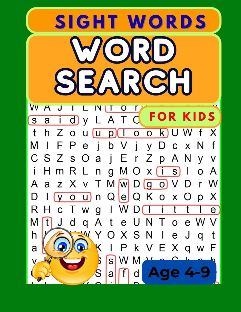 SIGHT WORD SEARCH FOR KIDS