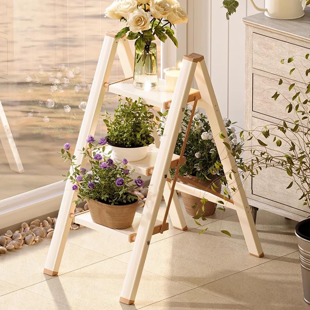 Escalera De 3 P Plegable Escalera Retráctil De Metal Taburete De Paso Detivo Del Hogar Taburete Portátil Para Adultos Para Cocina Baño