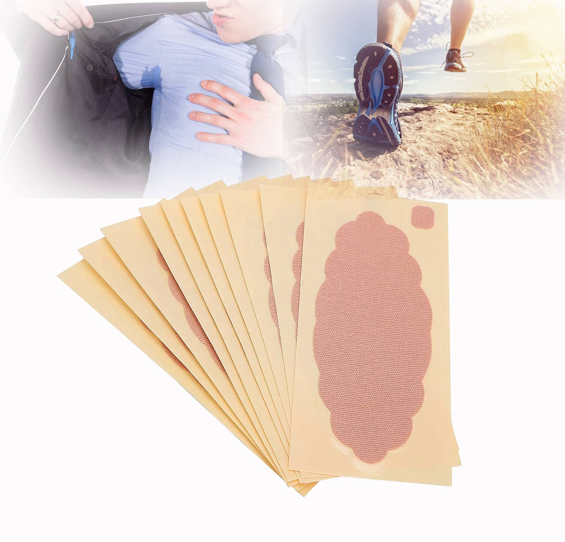 Underarm Sweat Absorbing Pads, Unisex Disposable Armpit Patches For & Anti Perspiration, Perspiration Fight Hyperhidrosis Underarm Sweat Sticker