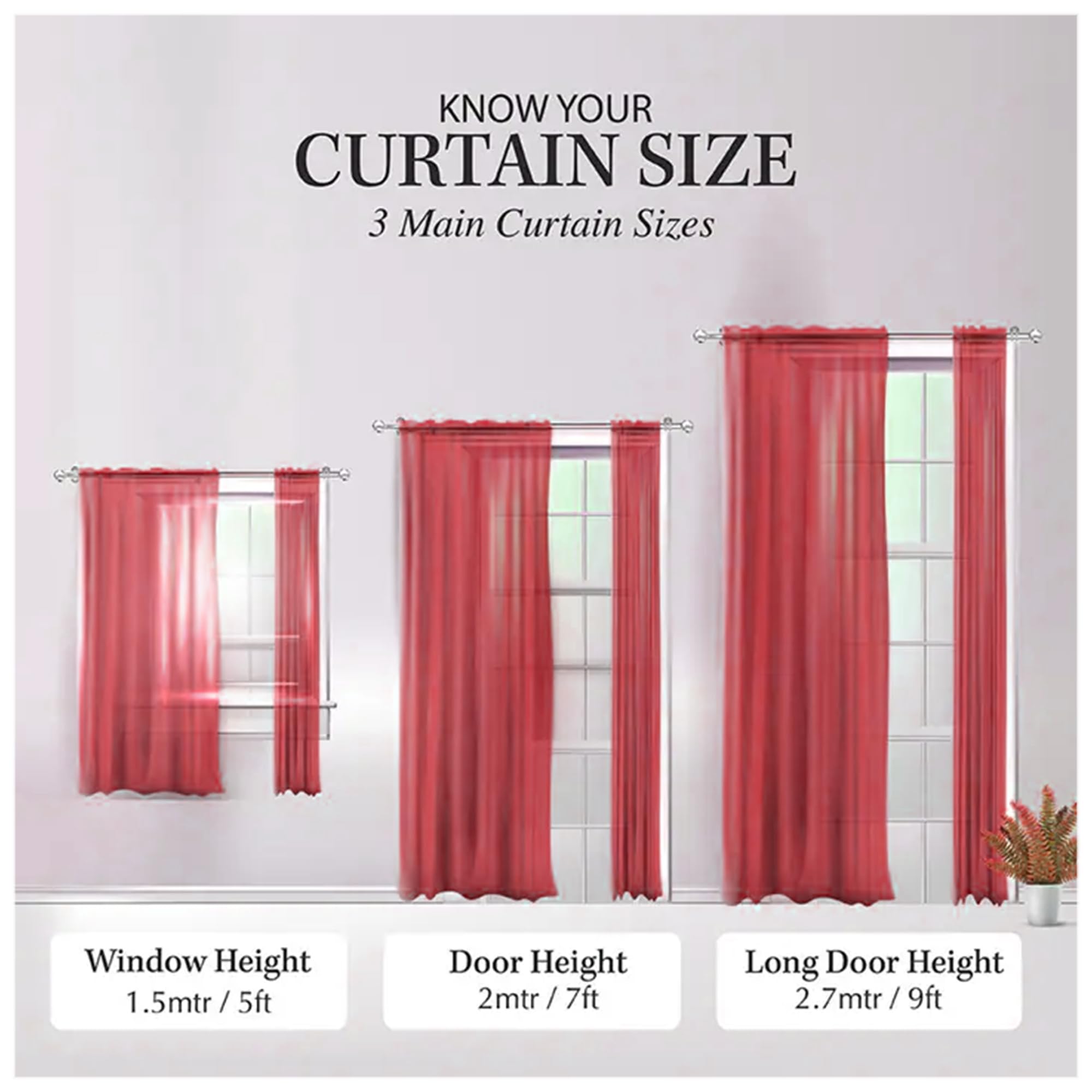 Vendola Printed 2 Piece Polyester Eyelets Blackout Opaque Curtains with Tie Back, for Bedroom and Living Room (Long Door (Door (7 Feet), Courtyard) 4