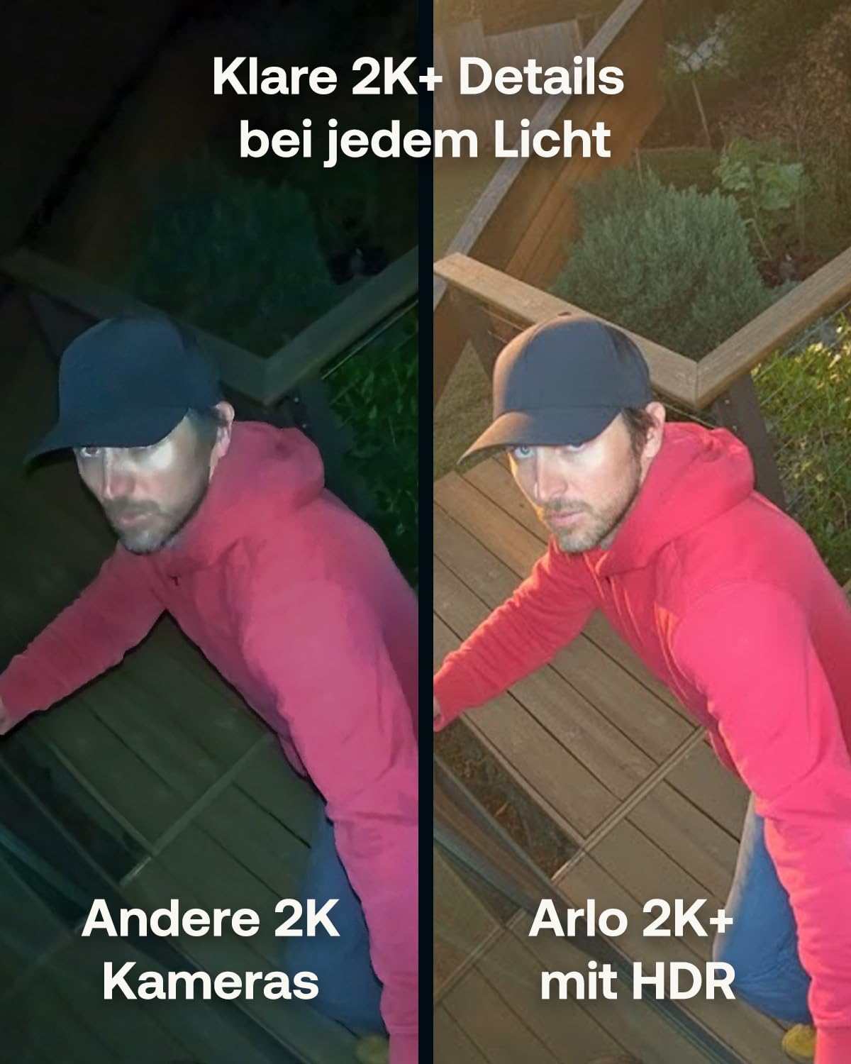 Arlo Pro 6 Überwachungskamera Aussen WLAN, Kabellos, 2K+HDR, Farb-Nachtsicht, Zwei-Wege Audio, Bewegungserkennung, mit Arlo Secure Testzeitraum, 3er Set mit extra Batterie und Doppelladestation