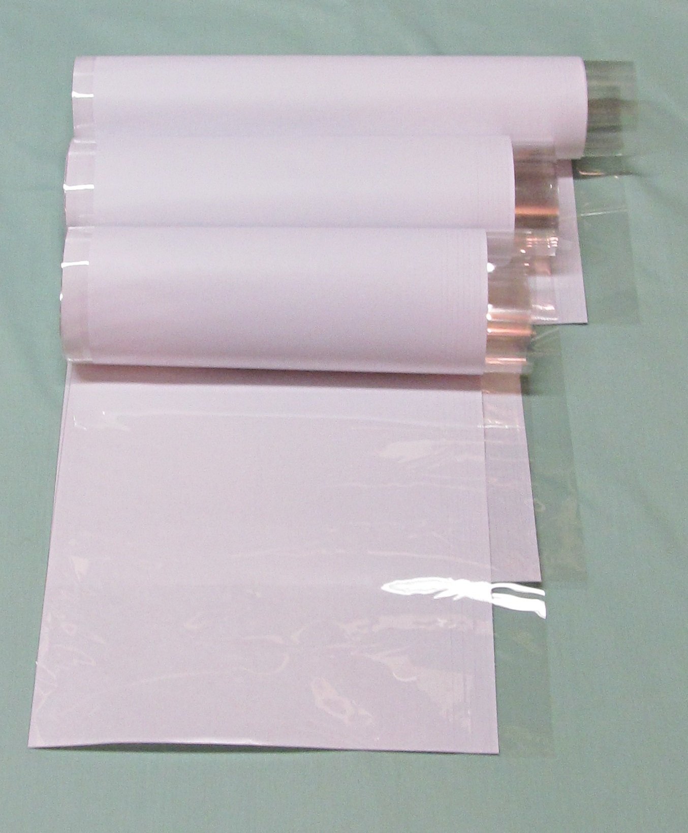 60 Yards Brodart Just-a-Fold III Archival Book Jacket Covers Roll Combo - 9, 10 & 12"