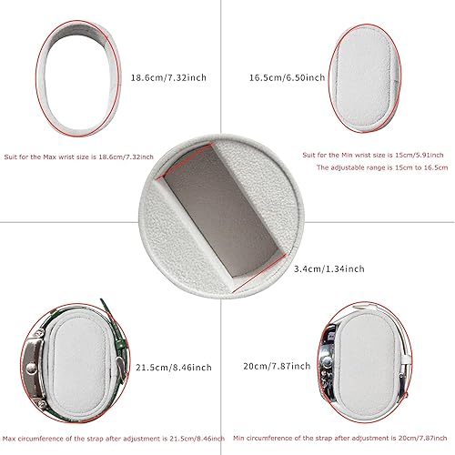 Miniatura 4 de ZOEJOE Bobinadoras de reloj individuales para relojes automáticos, almohadas de reloj flexibles para relojes de hombre y mujer, con motor súper