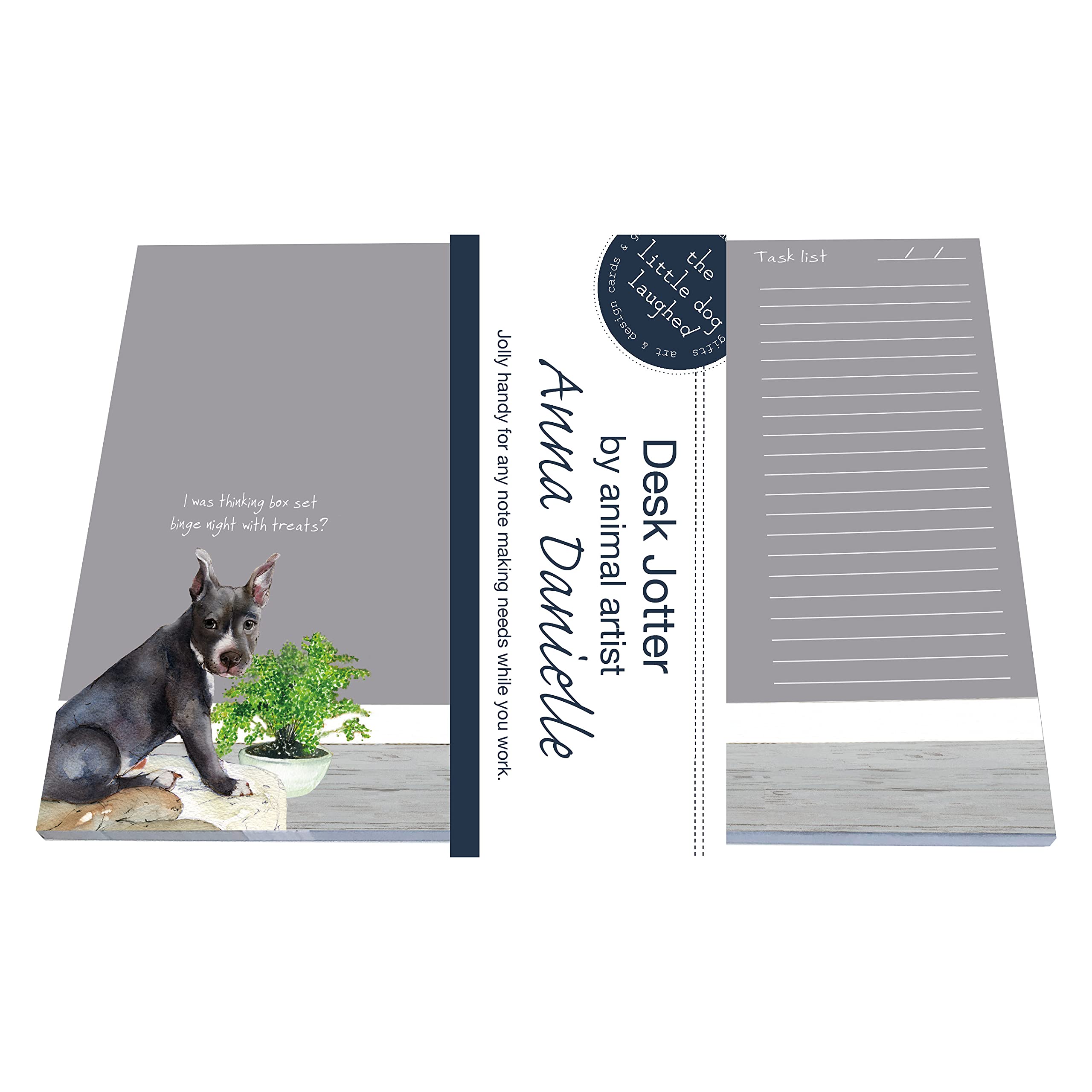 Desk Jotter Box Set Binge Night with Treats? Little Dog Laughed Notepad LDDJ02