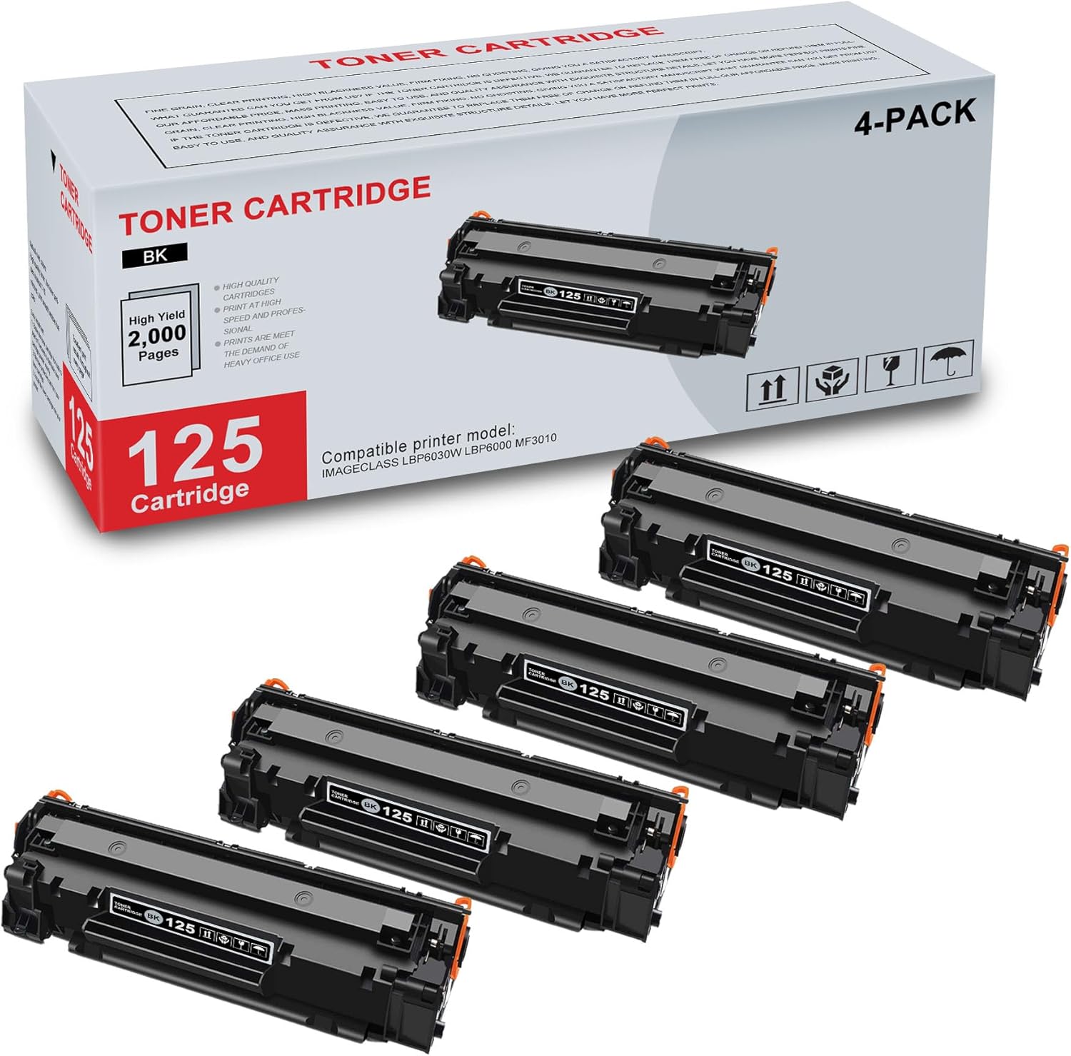 CRG 125 Toner Cartridge Fit For Canon ImageClass LBP6000 - Foto 13