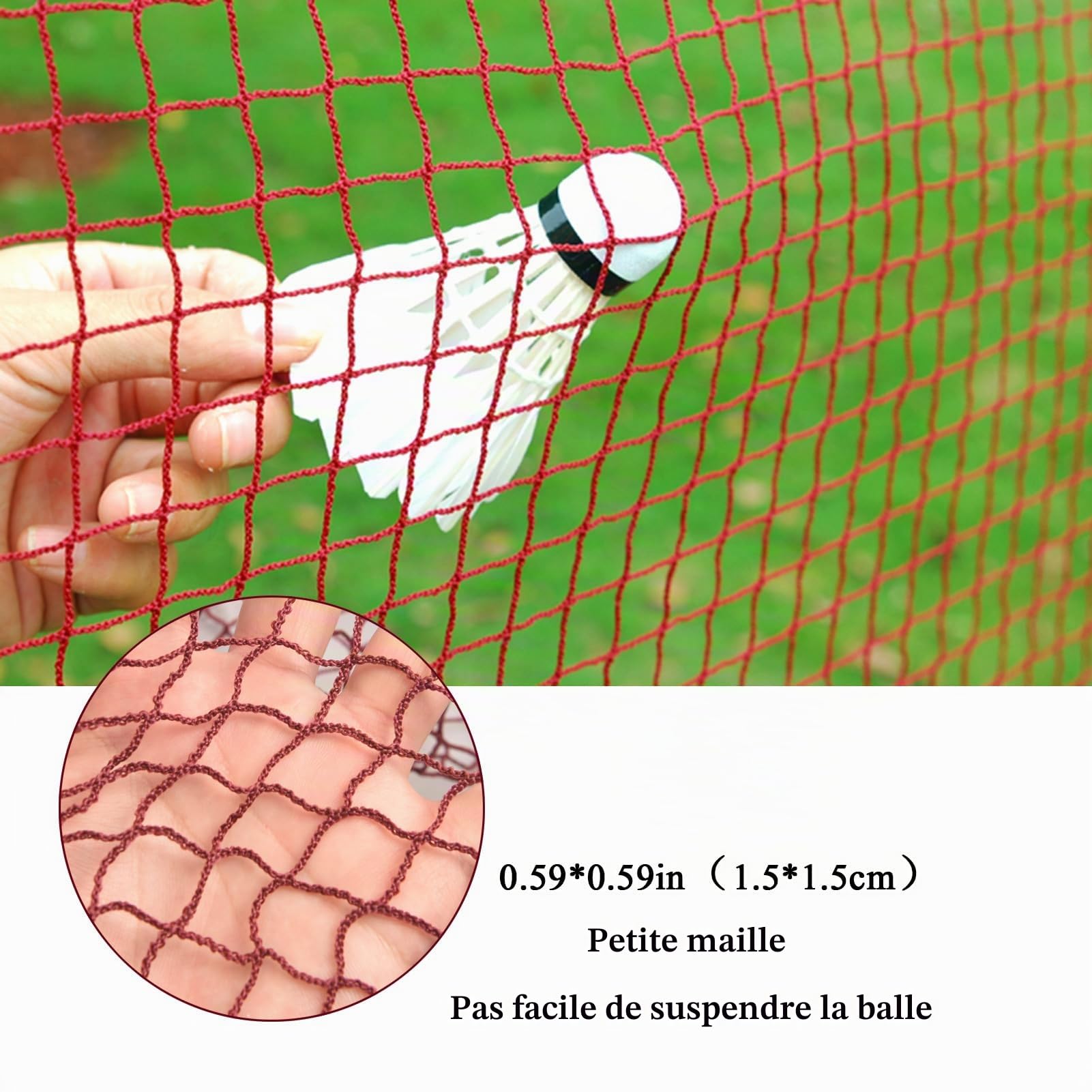 Test filet de badminton extérieur pliable - polyvalence en plein air Test filet de badminton extérieur pliable - polyvalence en plein air