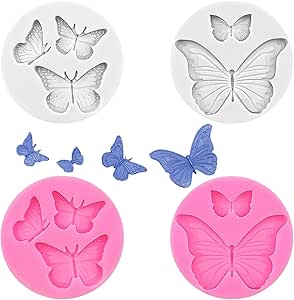 Bonito Molde De Silicona De Mariposa-Lindo Molde De Vela De Mariposa-Molde De Vela Perfumada-Molde De Mariposa De Piedra Difusora-Molde De Arte De Resina De Mariposa Pequeña - México
