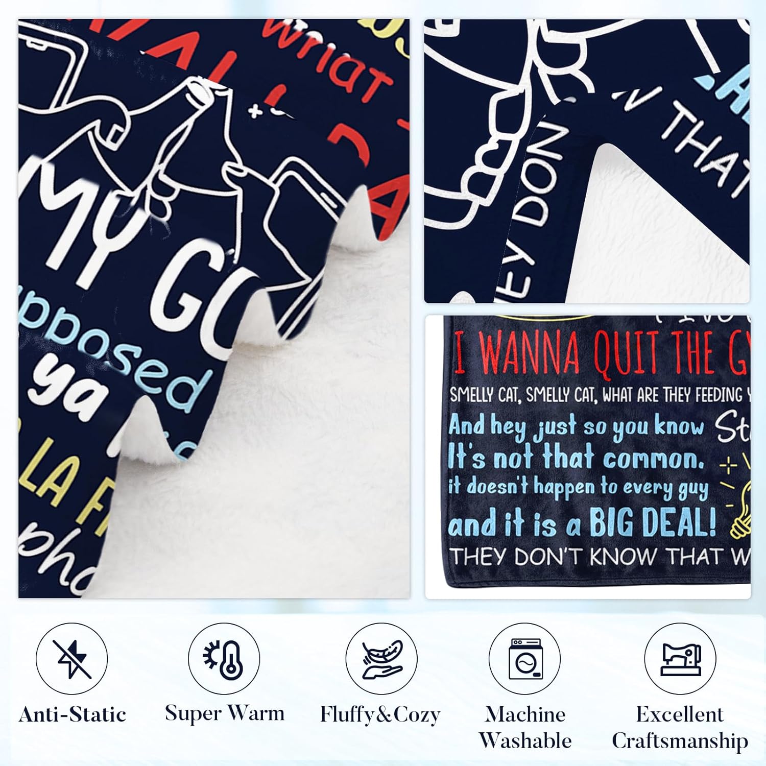 Friends Blanket for Men, Birthday Gifts for Best Friend,Cozy Friendship Blankets Gifts for Men Him, Warm Blanket for Friendship for Birthdays Gifts for Christmas Thanksgiving 50x60in - Image 6