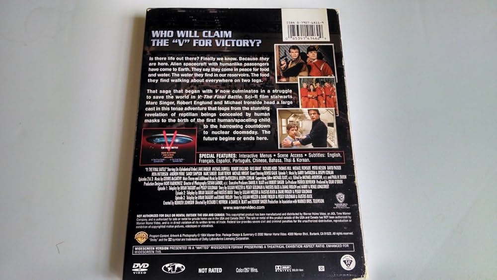 Amazon.com: V: The Final Battle (Dbl DVD) : Richard T