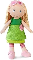 HABA Mali 12" Soft Baby Doll for Toddlers - Blonde Hair, Blue Eyes, Embroidered Face, Machine Washable, 18 Months+