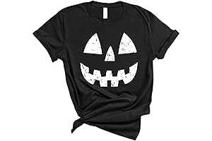 Halloween Pumpkin Face T-Shirt: A Spooky Costume Idea