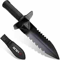 Metalldetektor Schaufel Grabwerkzeug - Gezahnte Kante Rutschfester Griff