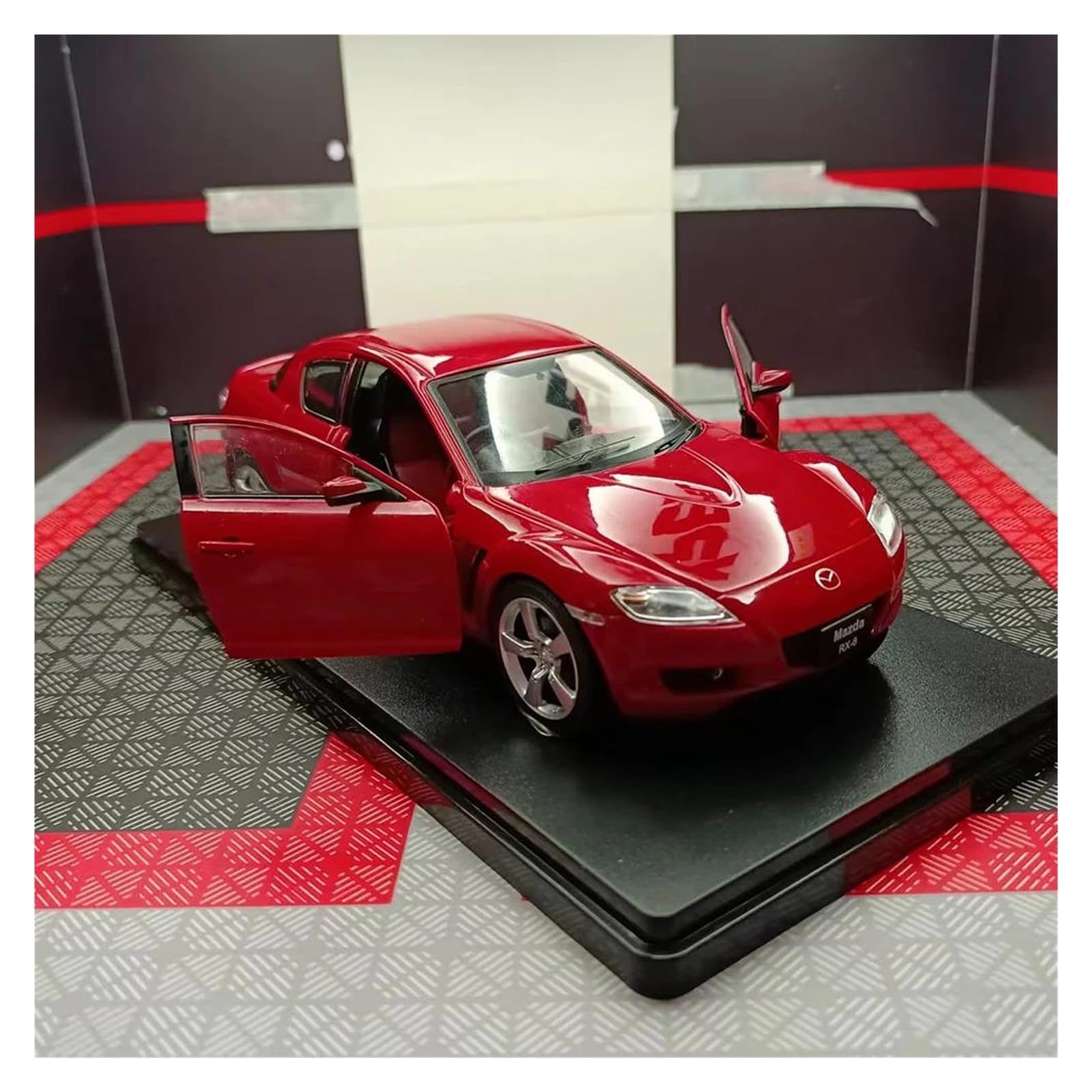 Metallo Scala Replica 1 24 Per Mazda RX-8 2003 Modello Statico In Lega Pressofusa Regalo Per Le Feste Decorazione Per La Casa Hobby Veicoli Giochi Set