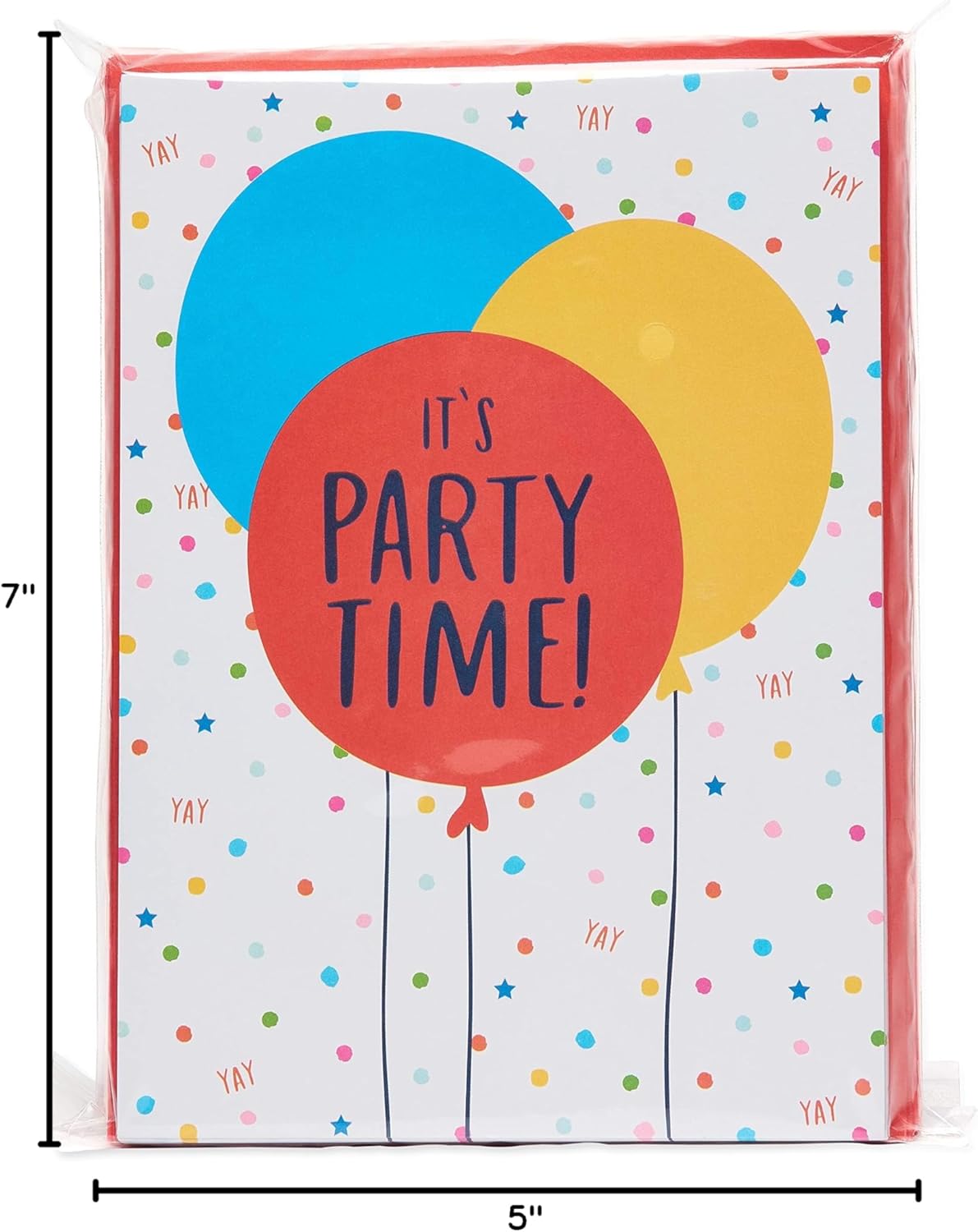 American Greetings Party Invitations and Envelopes Perfect for any Birthday or Special Occasion, Multi Color Balloons (25-Count)
