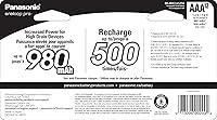 Vista 2 de Eneloop Panasonic BK-4HCCA12FA pro AAA Baterías recargables precargadas Ni-MH de alta capacidad, paquete de 12