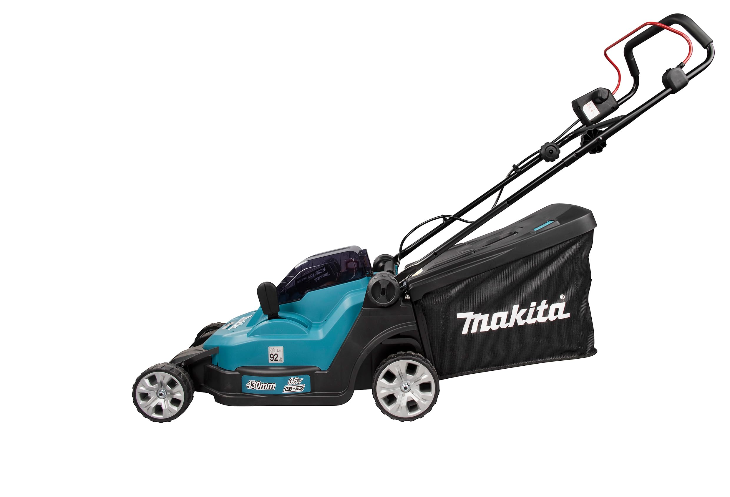 MAKITA DLM432PT2 Tondeuse 36V LXT 43 cm 2x5,0 Ah DC18RD