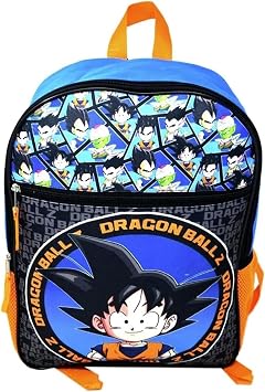 Bioworld Dragon Ball Z 16" Backpack with 1 front pocket