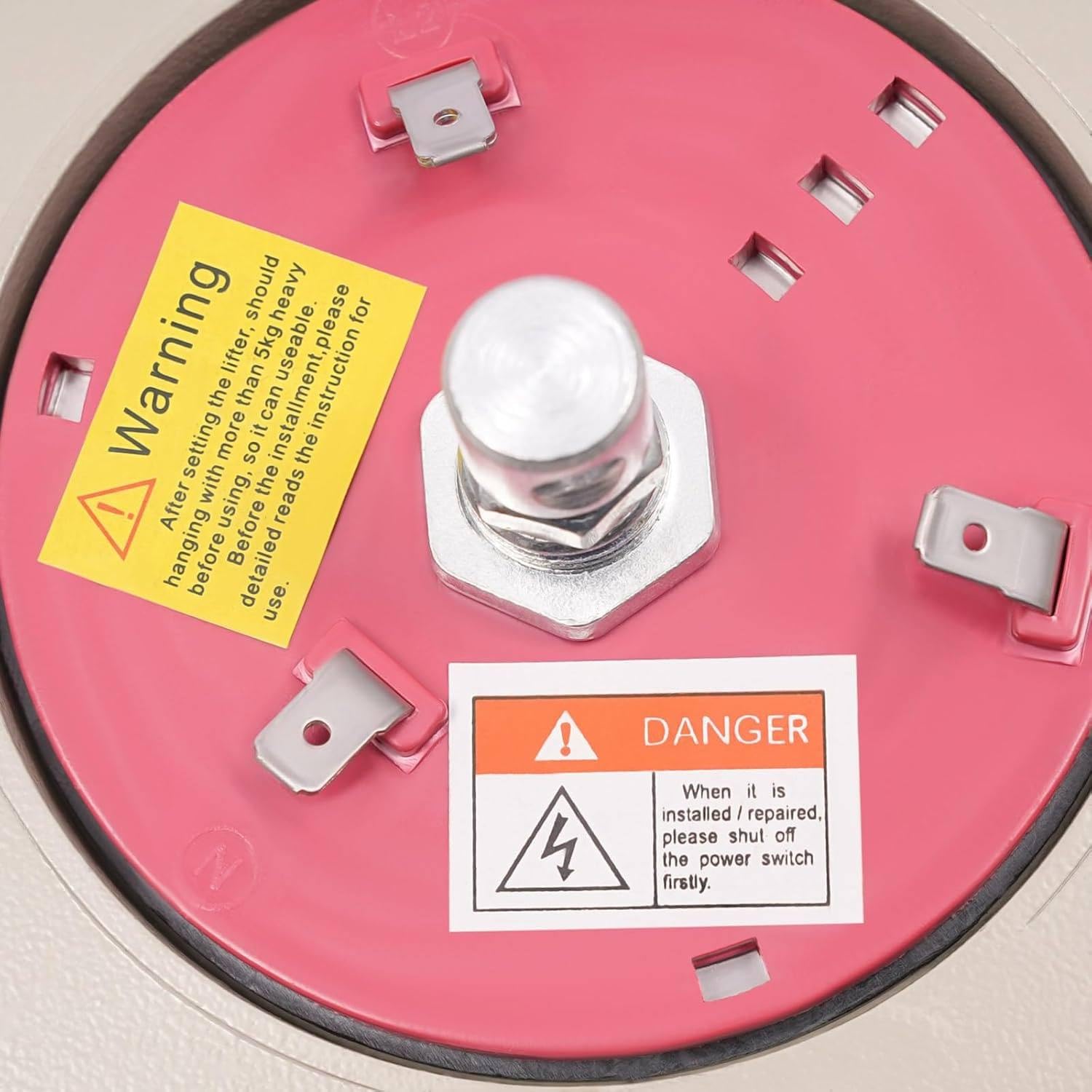 Elektryczny Podnośnik Żyrandola, 2 w 1 System Podnośnika Żyrandola LBS Elektryczny Wyciąg Silnikowy do Wilii, Lamp Wiszących, Podnośnik z Pilotem i Włącznikiem Ściennym (330lbs6m)