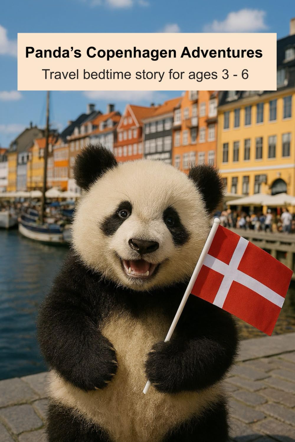 Panda's Copenhagen Adventures: Travel bedtime story for kids (Ages 3-6) (Travel to Europe: Animal Picture book series for children)