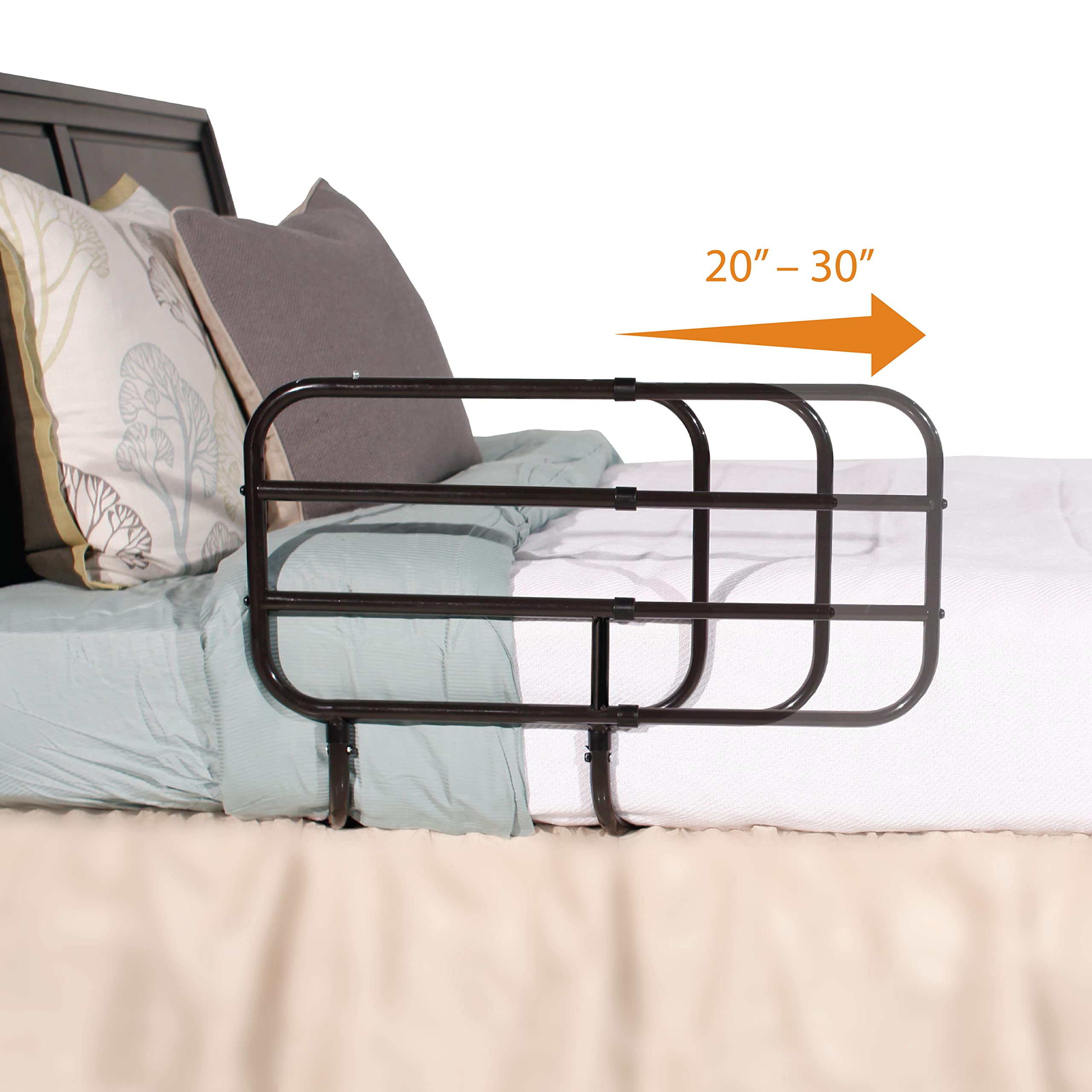 Able Life Bedside ExtendARail, Adjustable Senior Bed Safety Rail and