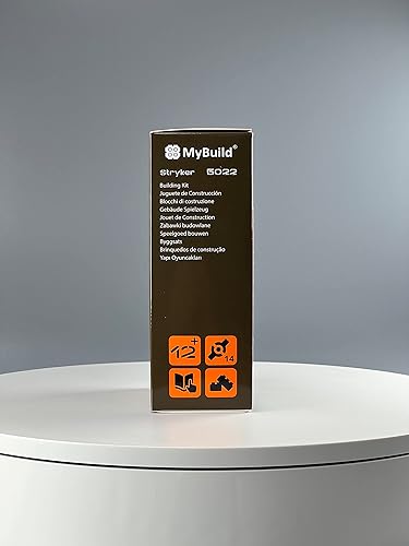 Miniatura 12 de MyBuild Mecha Frame Armed Forces Stryker 5022 Bloques de robot de armadura negra de juguete ladrillos de construcción para niños a adultos fanáticos