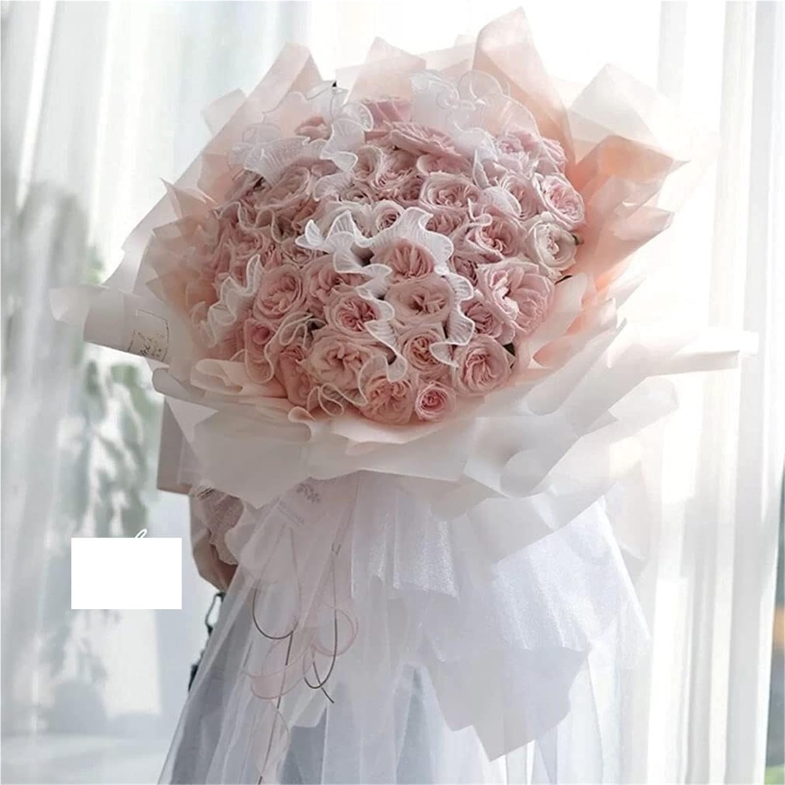 2 Rollen Blumenverpackungsset for die Hochzeitssaison für Valentinstag, Hochzeit