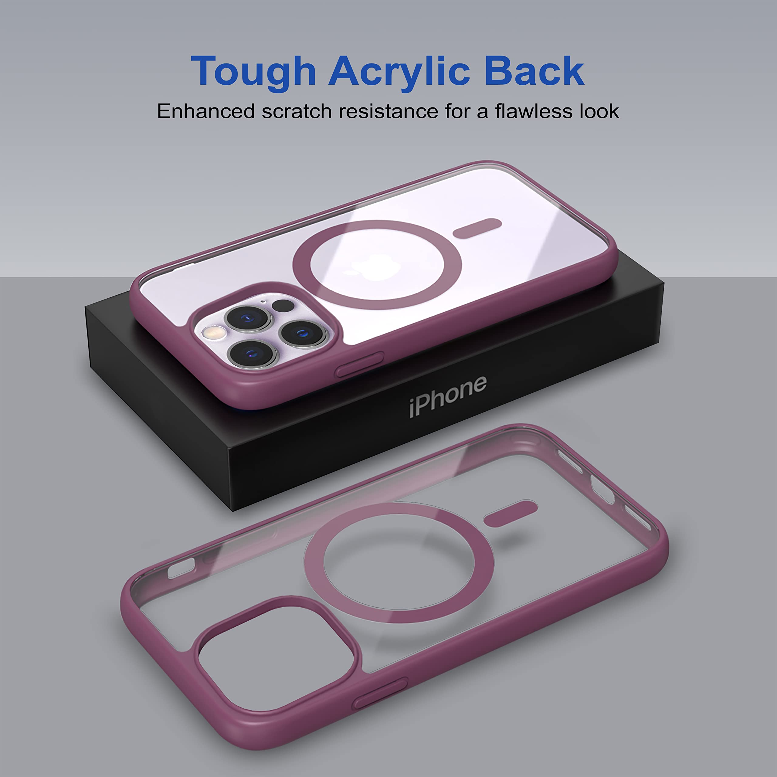 Zapcase Back Case Cover for iPhone 14 Pro Max | Compatible for