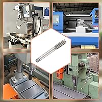 Vista 7 de Piutouyar Grifo de rosca métrica, HSS M12 x 0.049 in Rosca de metal, golpecito de rosca de mano derecha para máquina