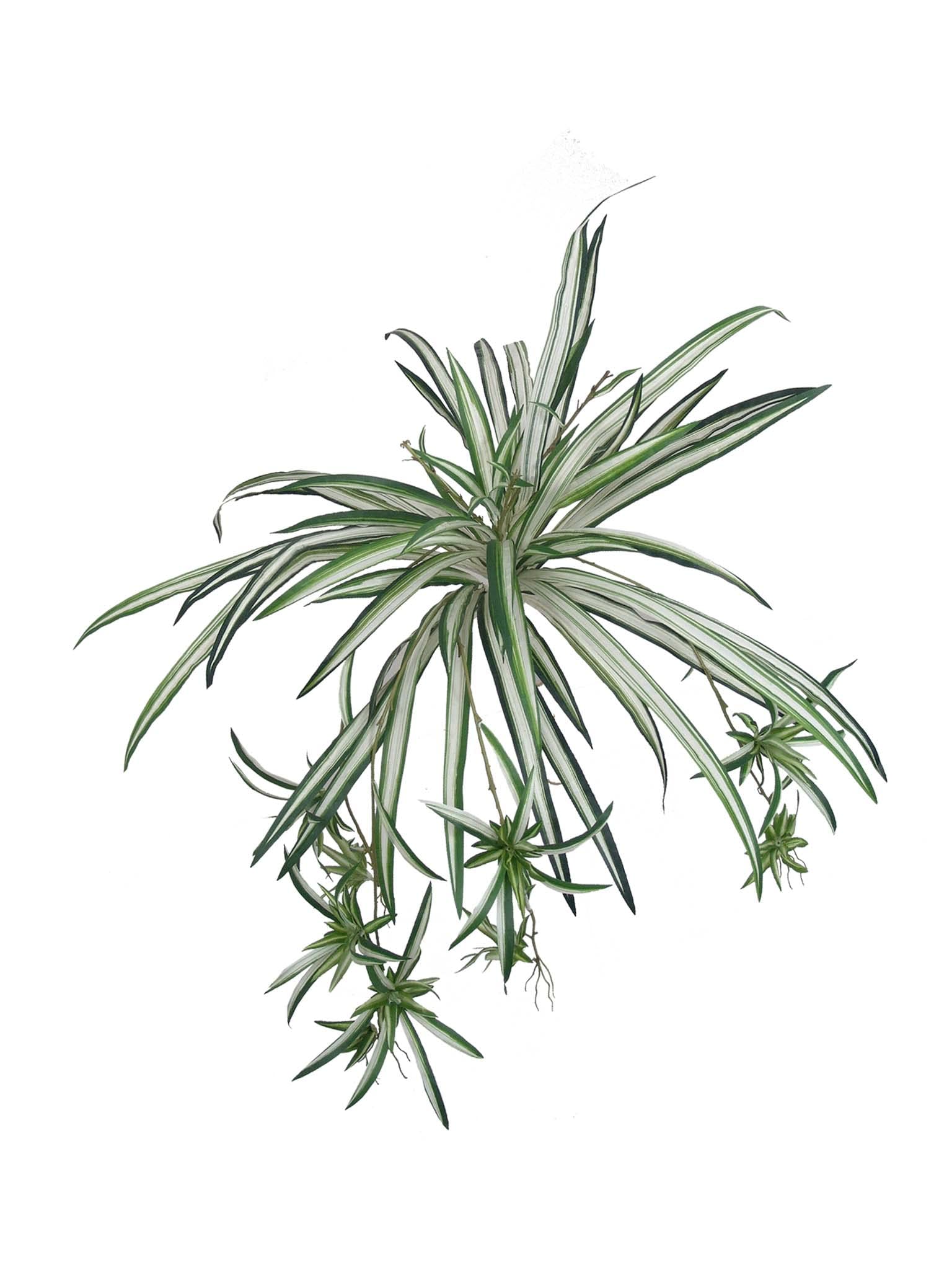 32" Artificial Spider Fern Plant | 60 Silk Fronds | UV Resistant | Indoor Outdoor Greenery | Lifelike Fake Fern for Home Decor, Garden, Patio