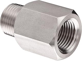 NOSHOK 5150 316 Stainless Steel Sintered Pressure Snubber with Grade A Disc, 1/2