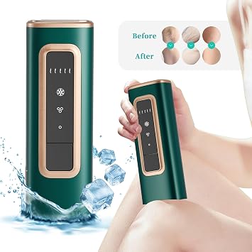 IPL Hair Removal Device Laser Hair Removal Machine Painless Ice Cooling IPL Hair Removal for Face, Body, Bikini Line Gifts - 5 Energy Levels