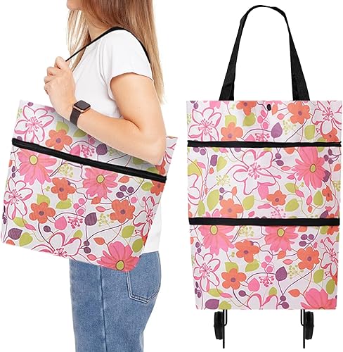 Bolsa de compras plegable con ruedas