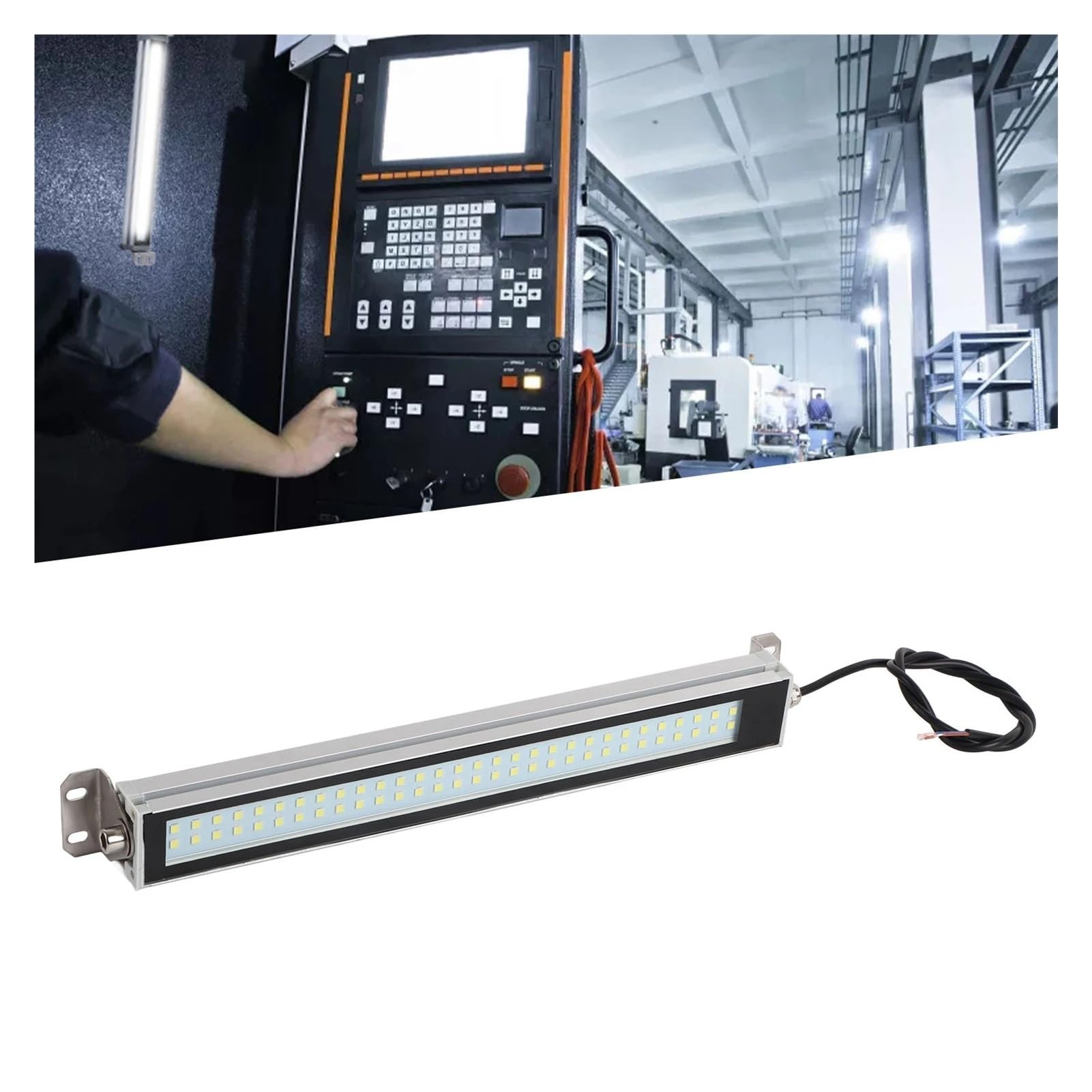 Luce di lavoro a LED IP67 impermeabile 24V 12W for tornio CNC industriale Alta luminosità