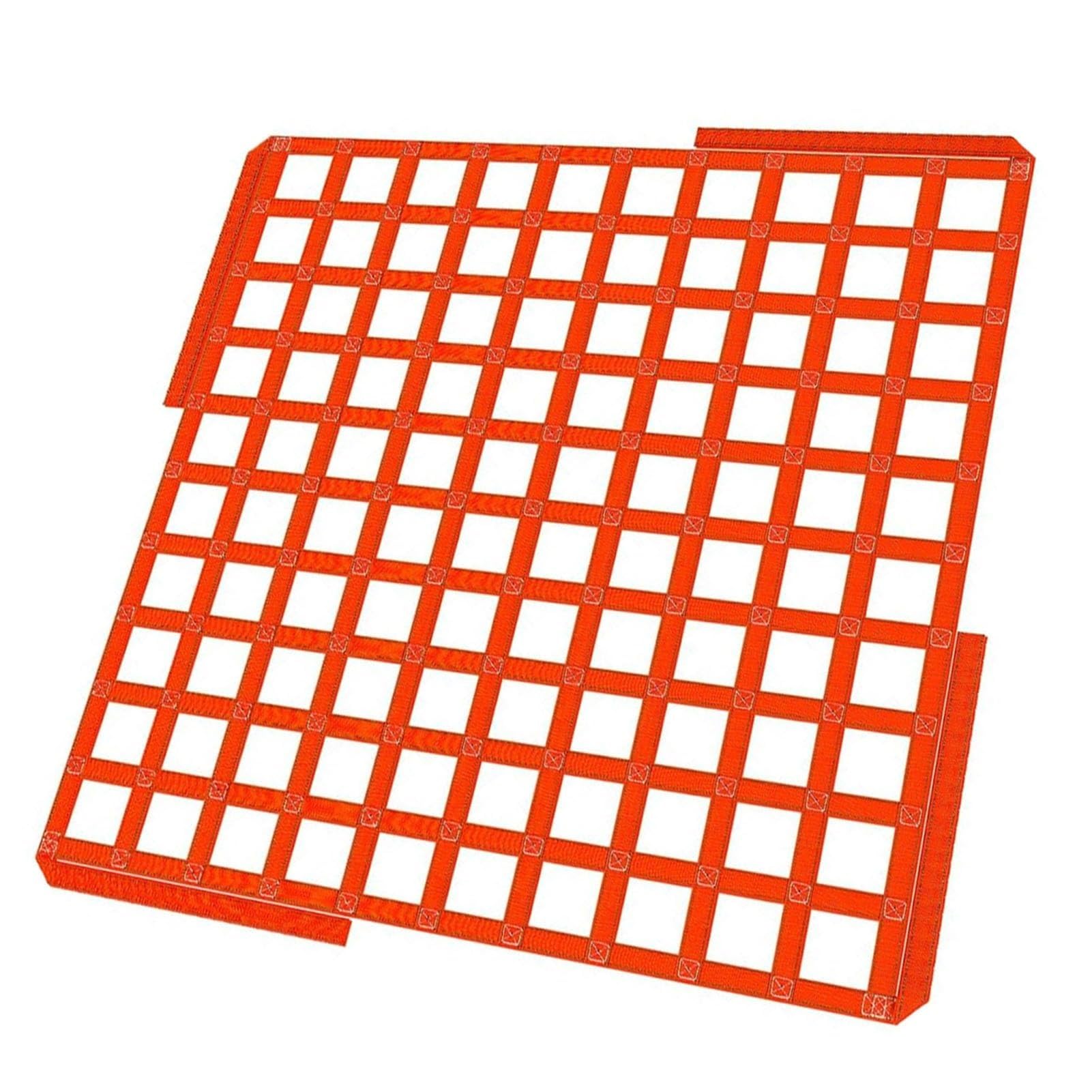 Red De Sujeción De Carga, Red De Carga Plana De Poliéster, Correas De Seguridad para Red De Elevación, Bolsa De Carga Resistente Y Resistente(1.5 X 1.5M/Mesh 10cm/Load 500kg)
