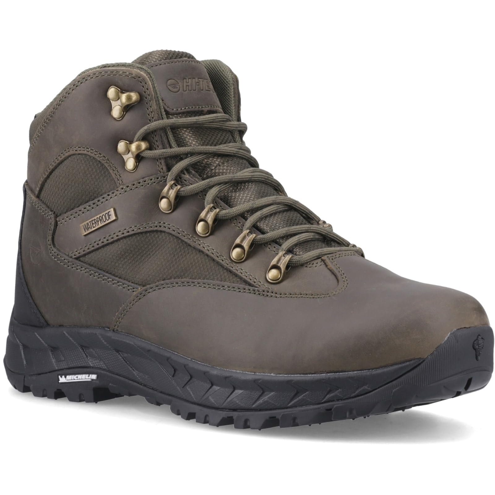 Hi-Tec Men's   Khaki Eutrotrail Waterproof Hiking Boots in Size 12, BrandAlley