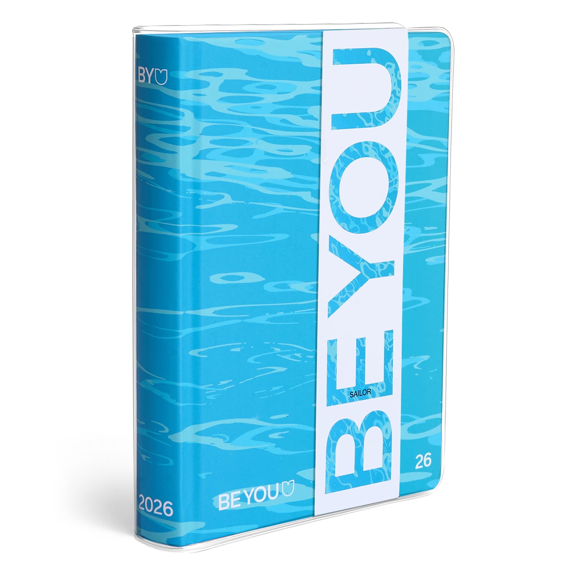 BE YOU - Diario Scuola Sailor 2025/2026, 12 Mesi, 09/25-08/26, Agenda Scolastica con Sticker e Sovracopertina Trasparente, Formato 13,5 x 18,2 cm, Per Ragazzi e Ragazze di Superiori e Medie