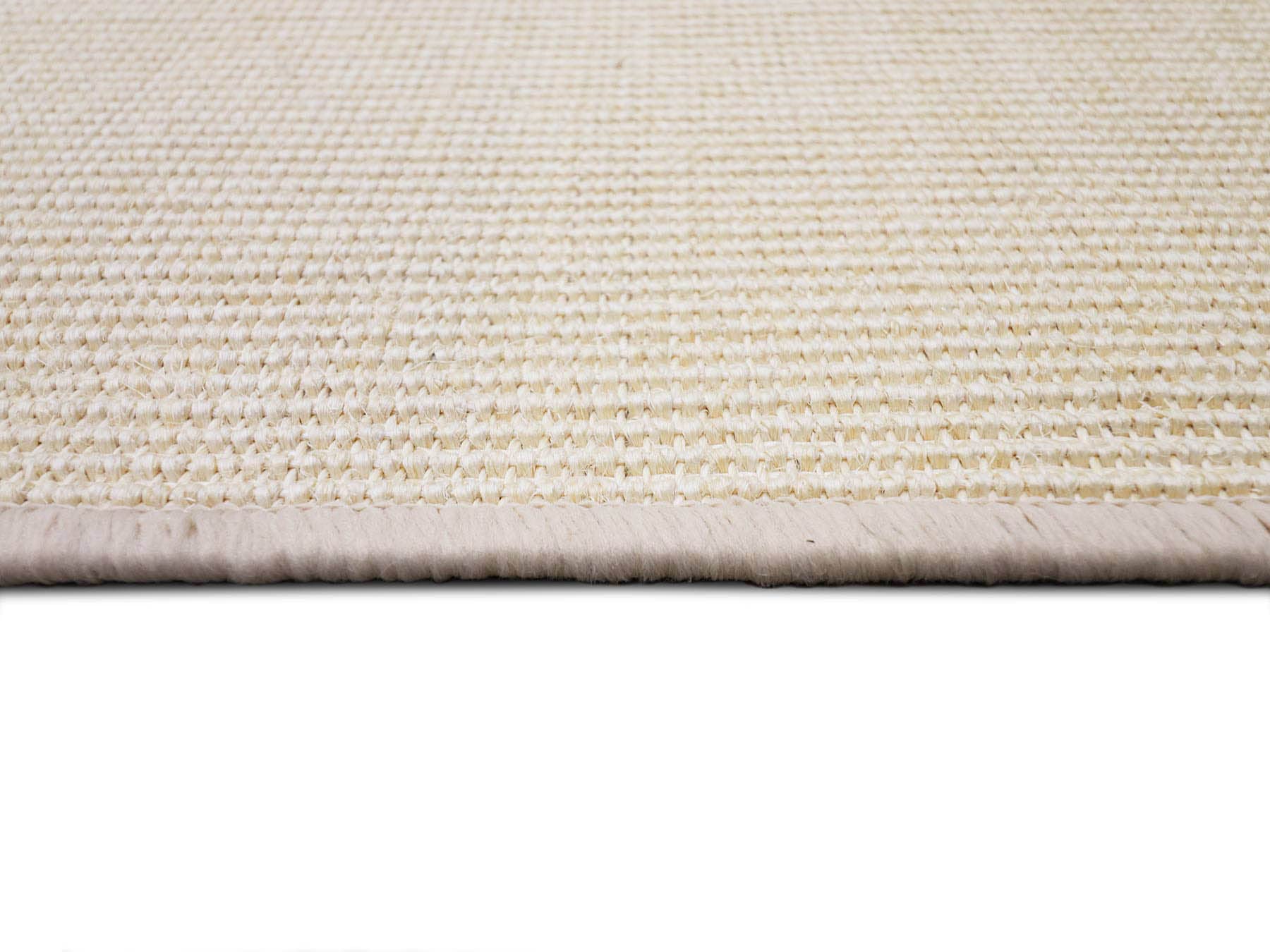 Primaflor - Ideen in Textil Natur Sisal-Teppich SISALLUX - Creme, 160x240cm, Rutschfester Vorleger, Fußbodenheizung geeignet, Sisal-Matte als Küchen-Läufer