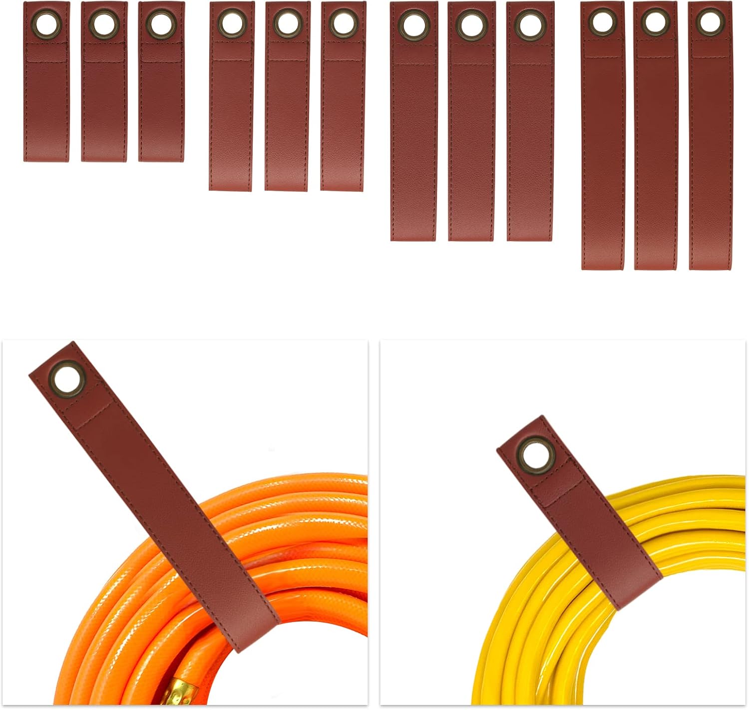 Heavy Duty Wrap Storage Strap, 12 Pack Extension Cord Storage Organizer