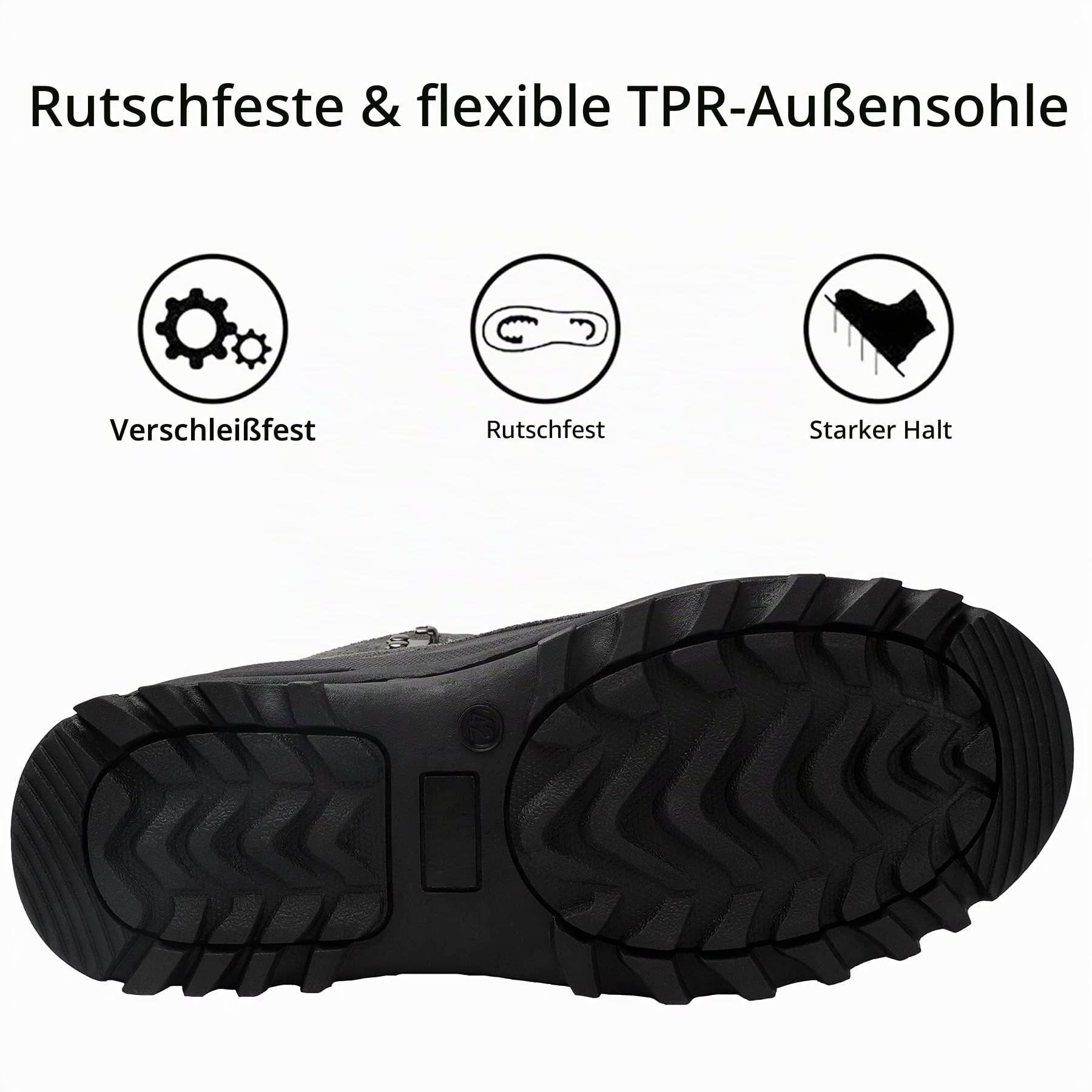 riemot Schneestiefel Damen & Herren – Wasserdicht, Warm Gefüttert, Leicht & Rutschfest, Winterstiefel für Schnee & Outdoor, Bequeme Wanderschuhe für Kälte, Größe 37–47