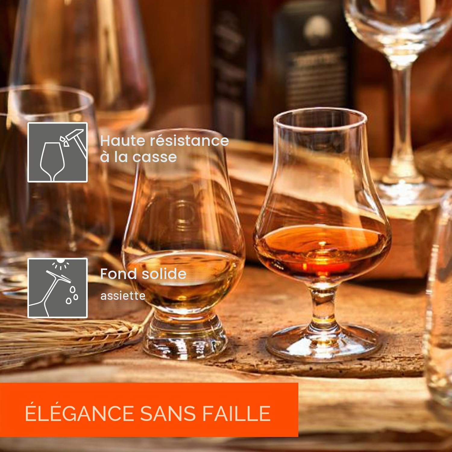 Stölzle_Lausitz Verre à dégustation 180ml I Service de 6 Verres à Whisky I Verre en Cristal sans Plomb I Verre à Scotch de qualité I Passe au Lave-Vaisselle I Verres Les pour Grandes Occasions