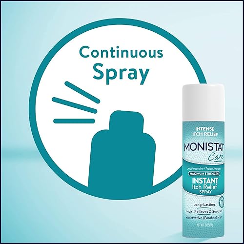 Miniatura 6 de Monistat Instant Itch Relief for Women, Feminine Care Spray, for Relief from Intense Vaginal Itch, 2 Oz