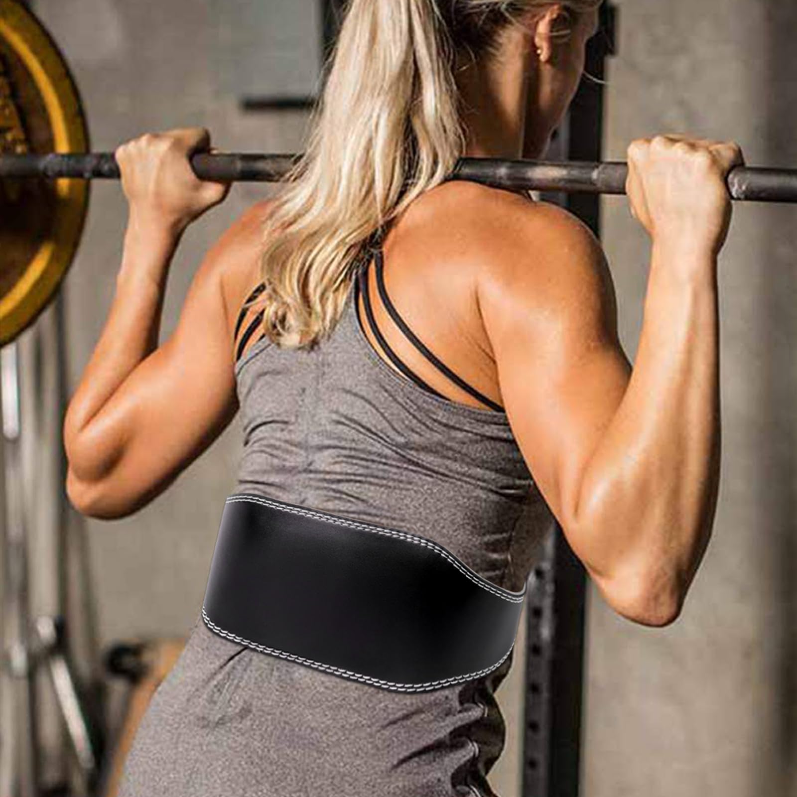 Cintura Palestra Sollevamento Pesi R.S. Sport - Imbottita Schiena, 10 Fori Regolabile - Per Uomo E Donna - Foto 9