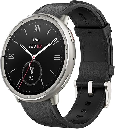 Amazfit Active 2 - Reloj inteligente de alta calidad (redondo) para Android y iPhone, batería de 10 días, resistente al agua, mapas GPS, monitor de